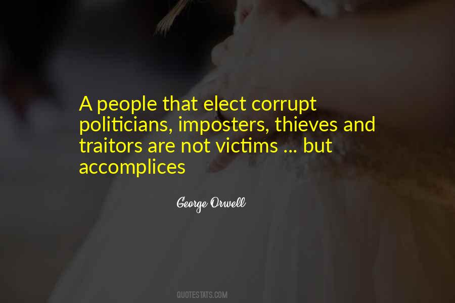 Politicians Are Corrupt Quotes #967029