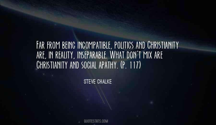 Politics And Christianity Quotes #1657413