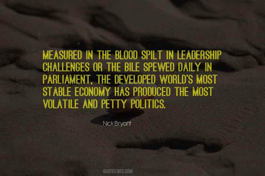 Politics And Leadership Quotes #126263