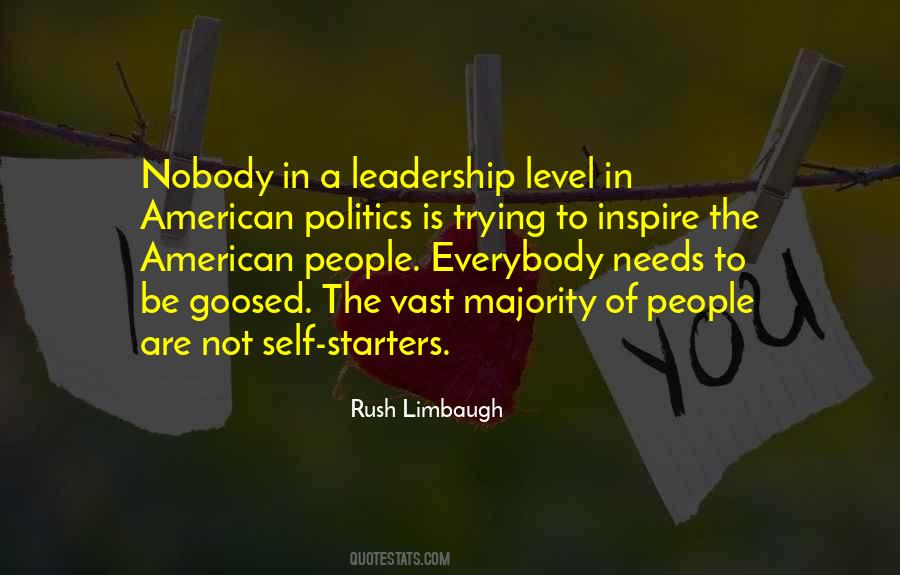 Politics And Leadership Quotes #1333589