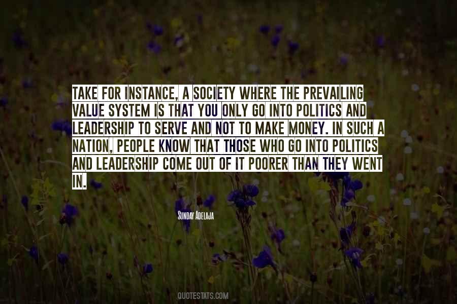 Politics And Leadership Quotes #1613618