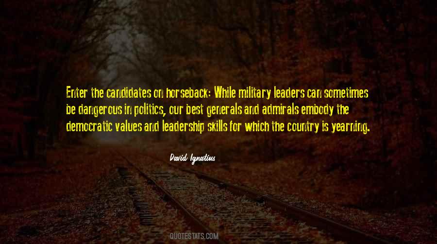 Politics And Leadership Quotes #417023