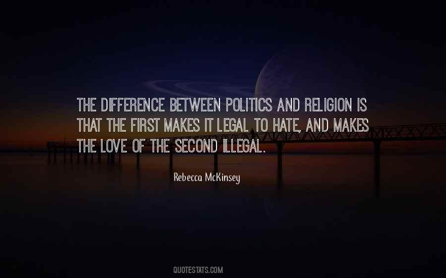 Politics And Love Quotes #282144