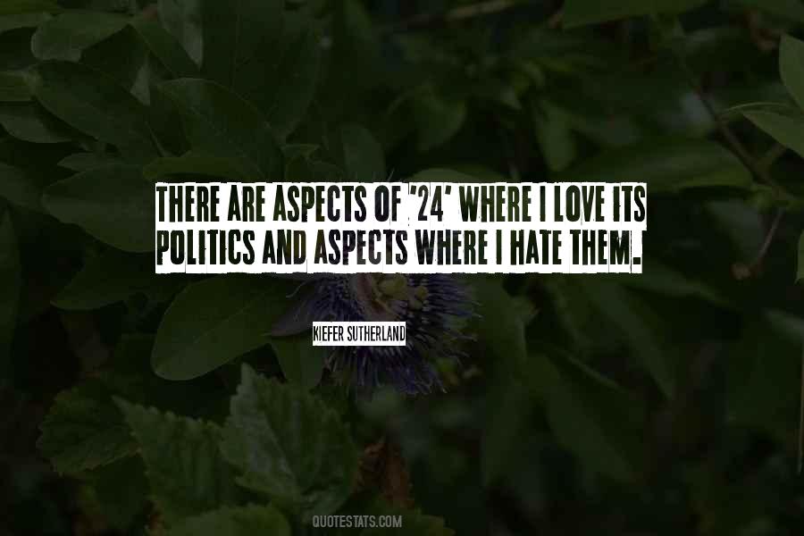 Politics And Love Quotes #409524