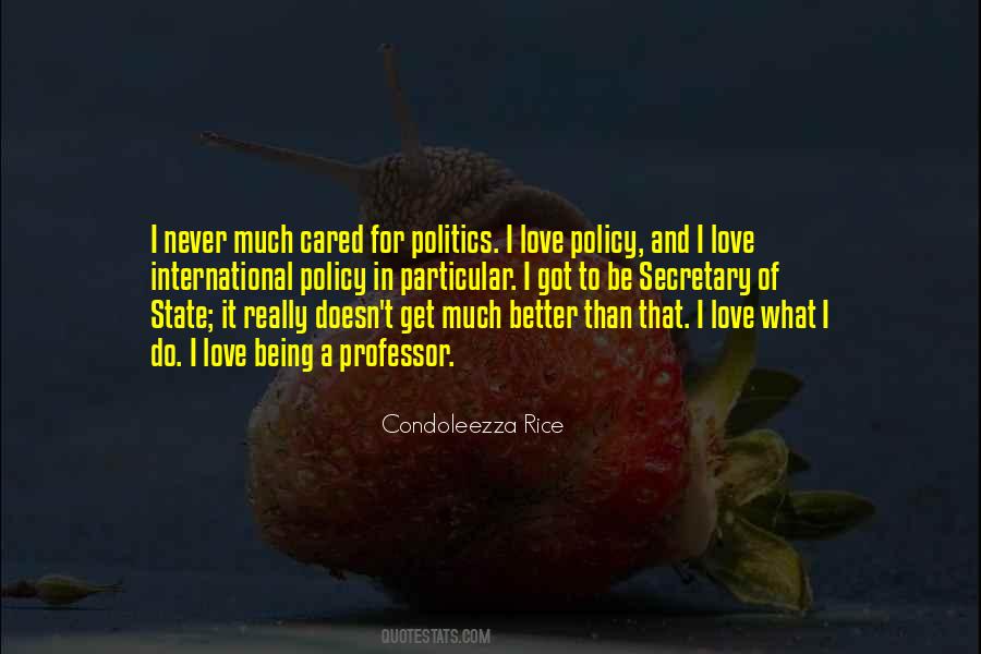 Politics And Love Quotes #873517