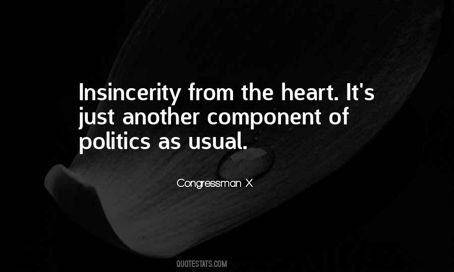 Politics As Usual Quotes #598006