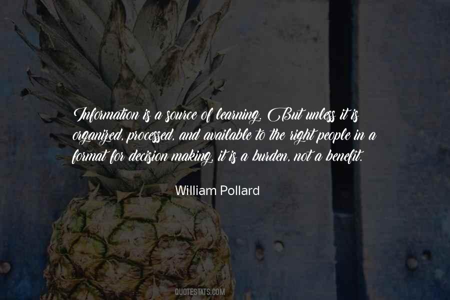 Pollard Quotes #1323003