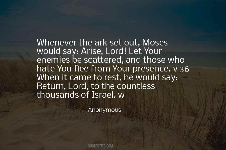 Quotes About Moses #1789594