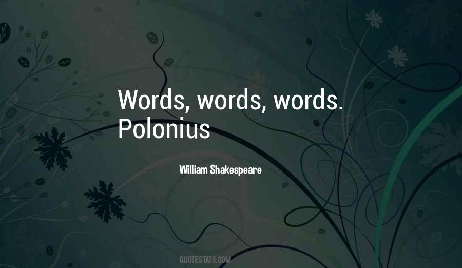 Polonius Shakespeare Quotes #1591304