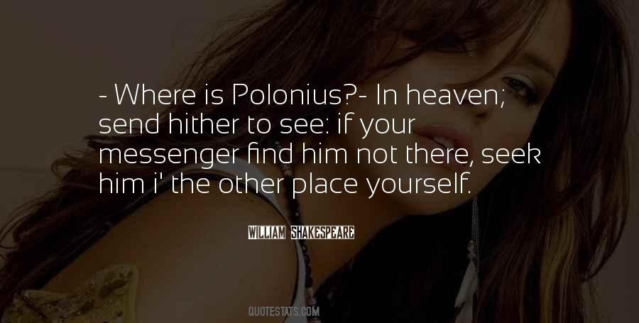 Polonius Shakespeare Quotes #671206