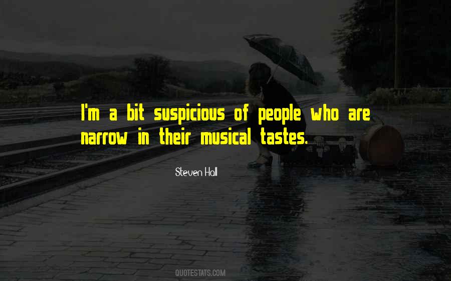 Quotes About Suspicious People #1083492