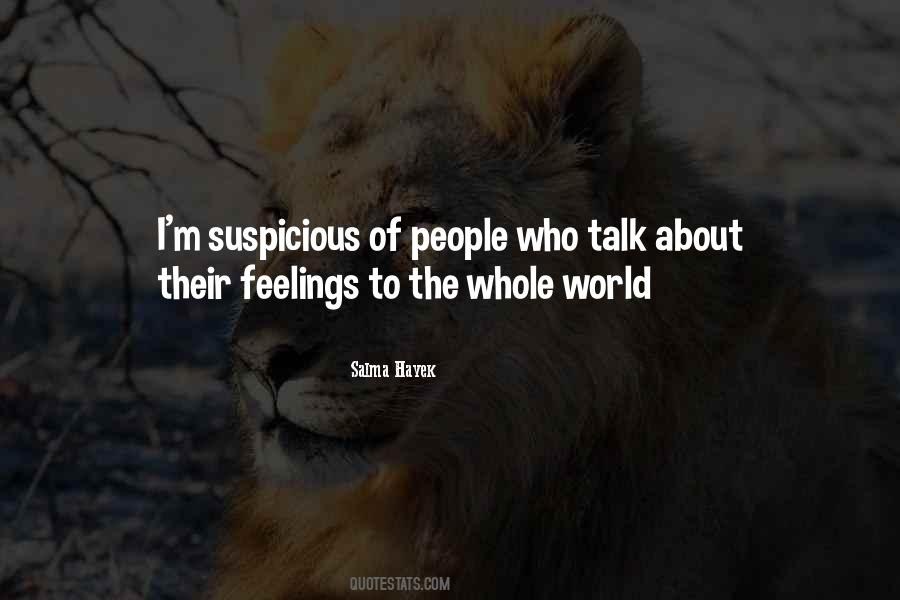 Quotes About Suspicious People #1112905