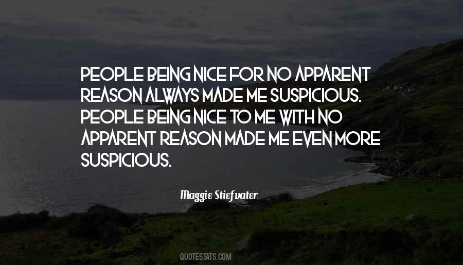 Quotes About Suspicious People #257307