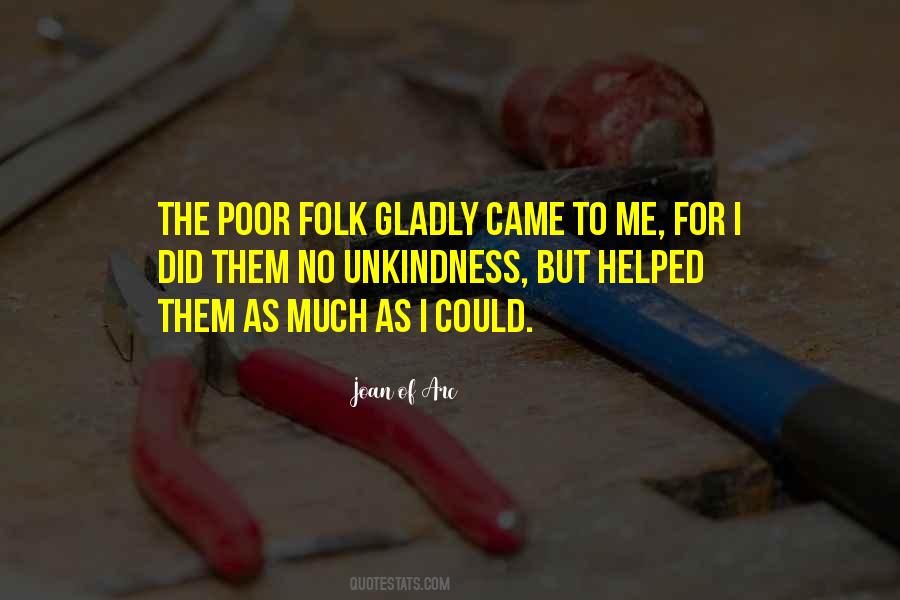 Poor Folk Quotes #907762