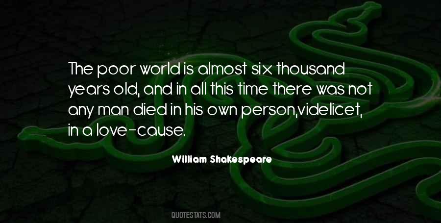 Poor Man Love Quotes #626168