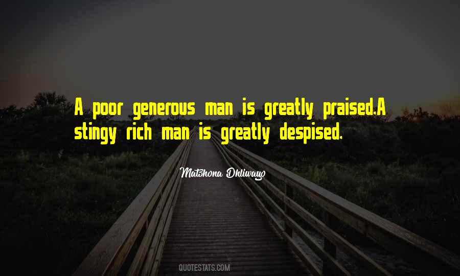 Poor Man Rich Man Quotes #229274