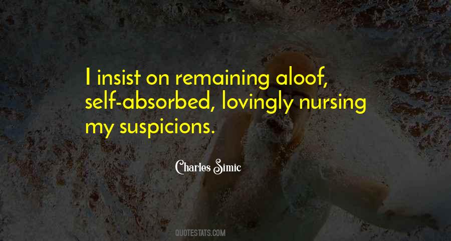 Quotes About Suspicions #1375562