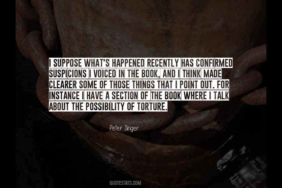 Quotes About Suspicions #1571399