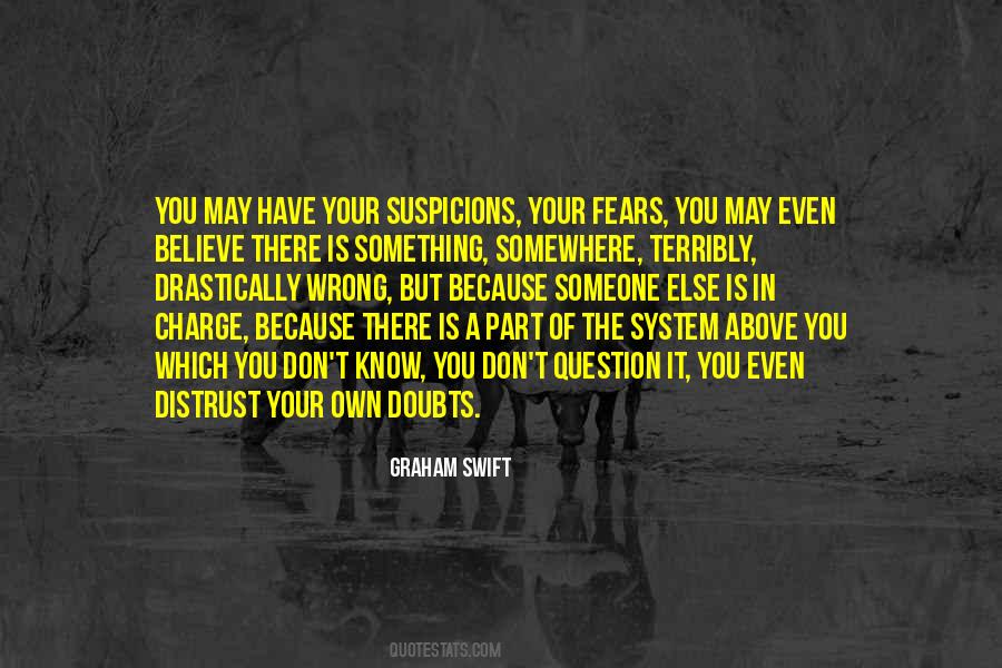 Quotes About Suspicions #1665858