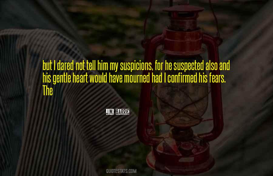 Quotes About Suspicions #338446