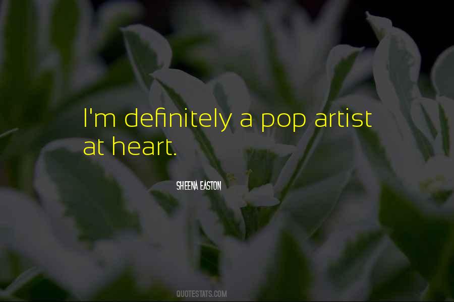 Pop Artist Quotes #373451