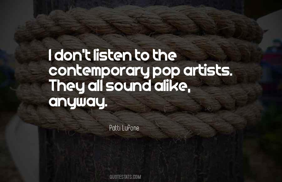 Pop Artists Quotes #1790193