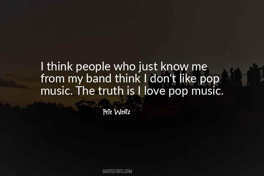 Pop Music Love Quotes #486674