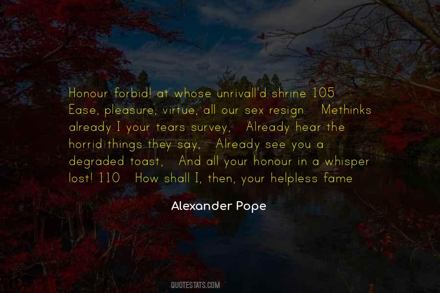 Pope Alexander Quotes #100553