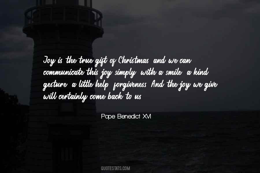 Pope Benedict Christmas Quotes #1816142