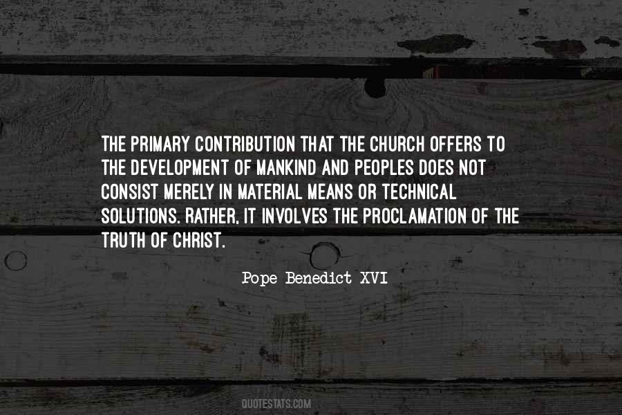 Pope Benedict Quotes #268892