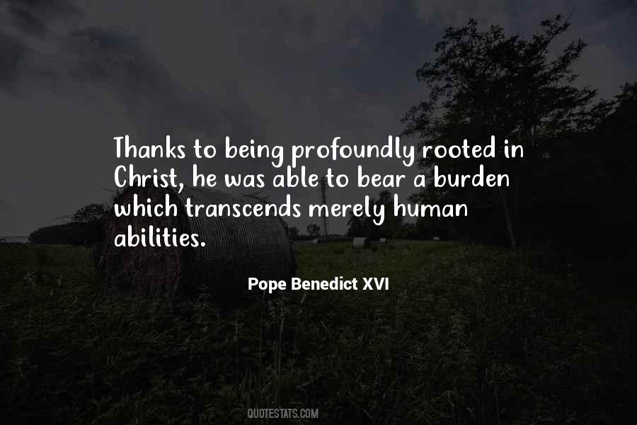 Pope Benedict Quotes #326194