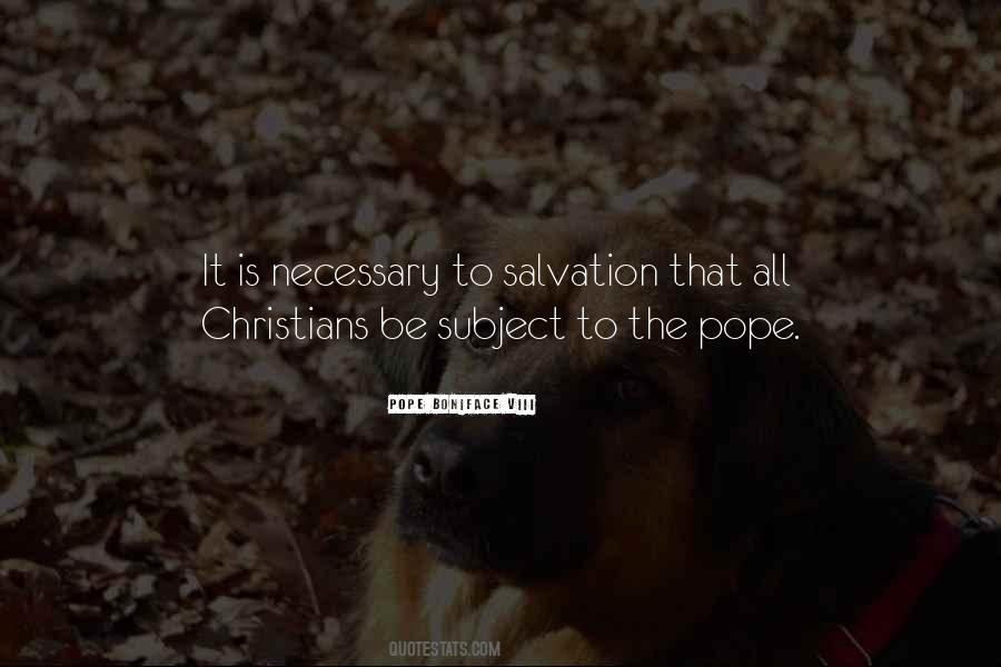 Pope Boniface Quotes #296378