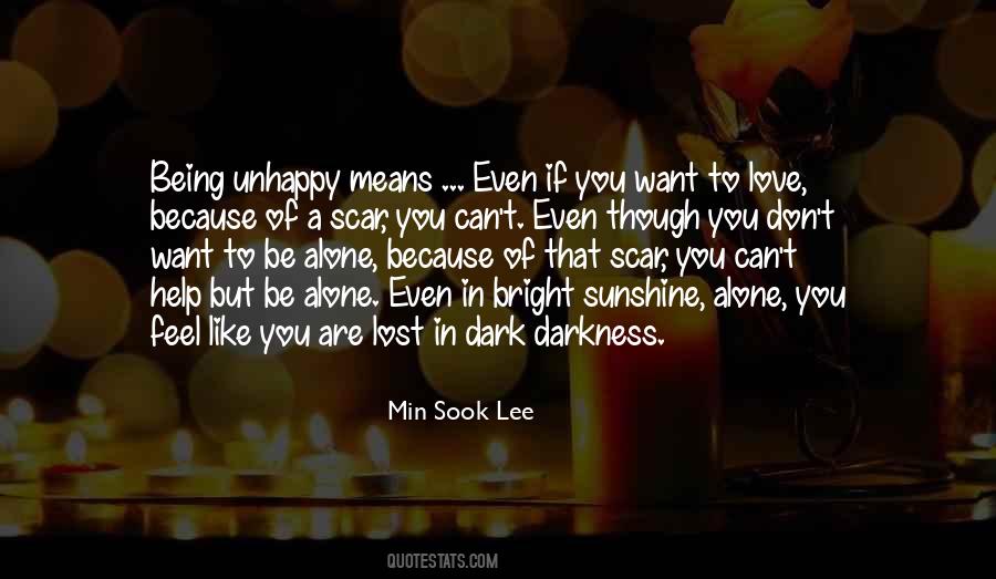 Quotes About Being Lost In The Dark #1683630