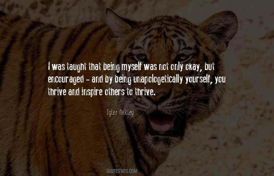 Quotes About Being Yourself Inspirational #1073367