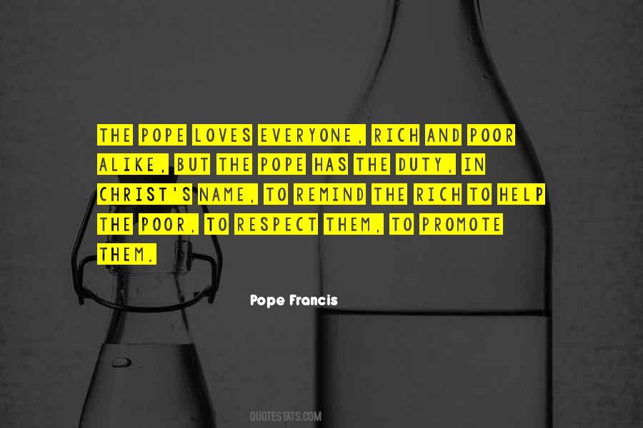 Pope Francis Poor Quotes #1327788