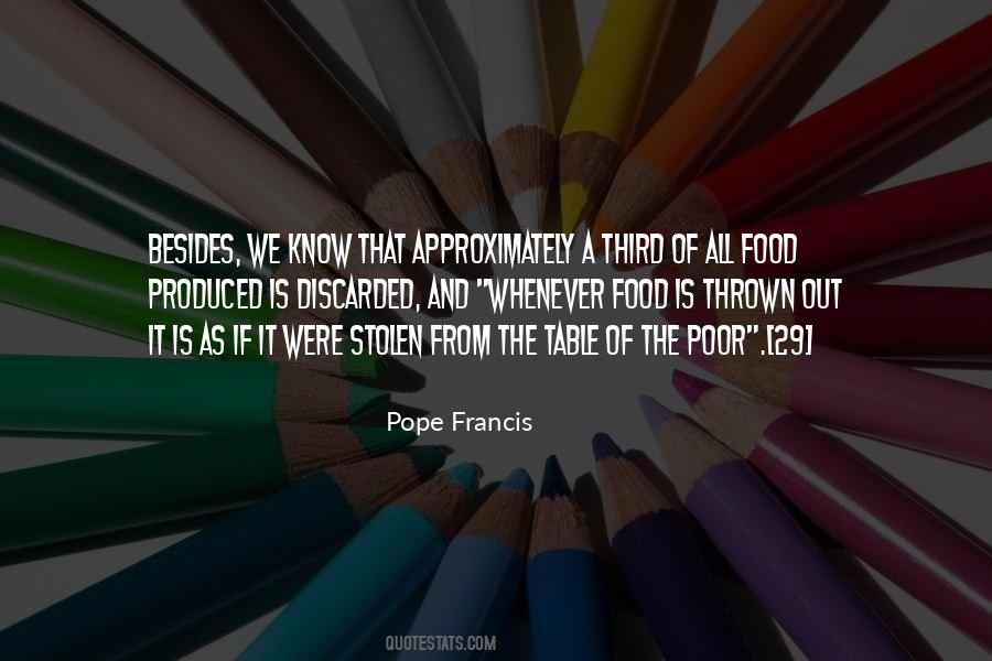 Pope Francis Poor Quotes #623423