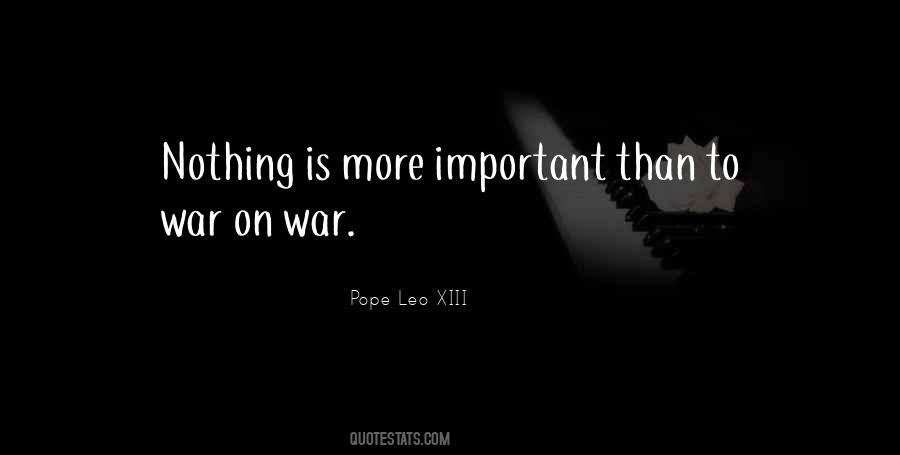 Pope Leo Quotes #53775
