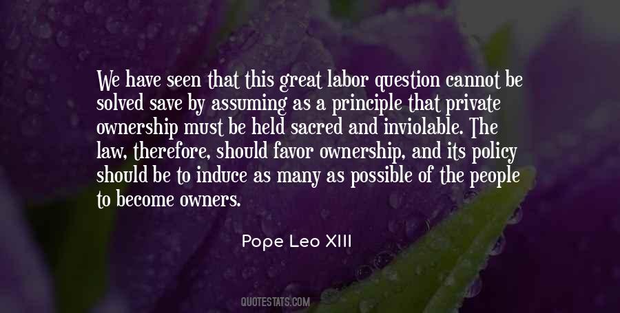 Pope Leo Quotes #583249
