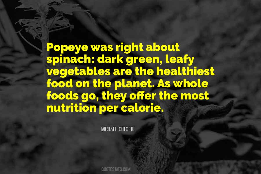 Popeye Spinach Quotes #445875