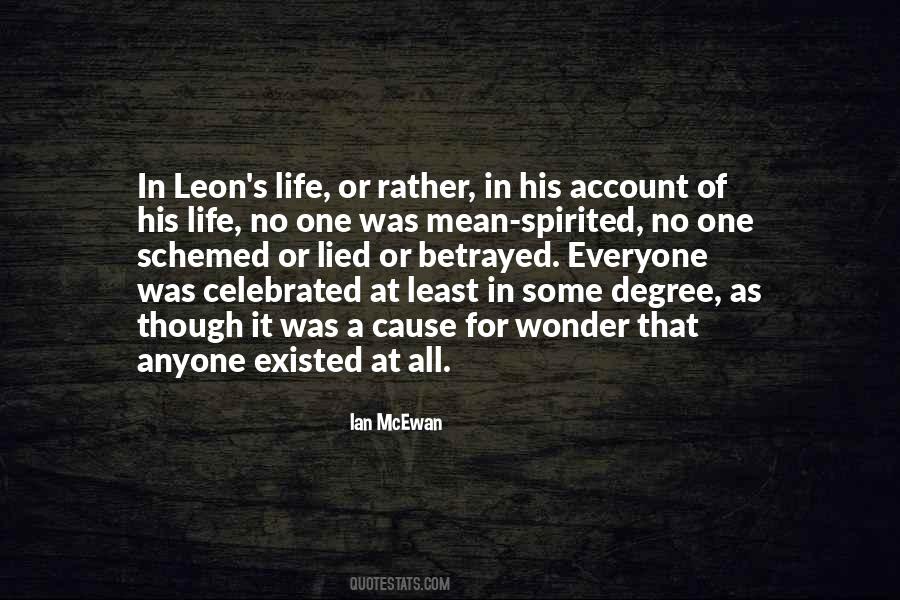 Quotes About Leon #833499