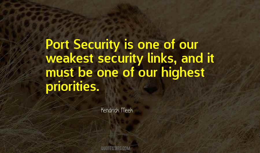 Port Security Quotes #1032504
