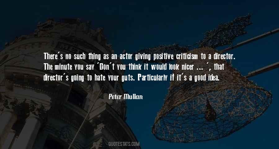 Positive Criticism Quotes #574508