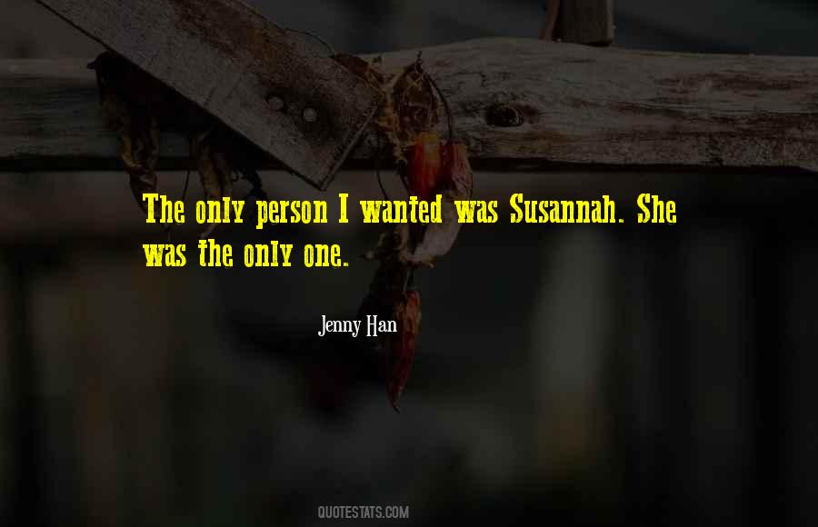 Quotes About Susannah #271525