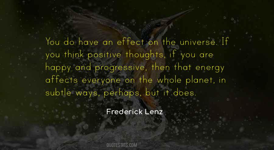 Positive Energy Thoughts Quotes #1696448