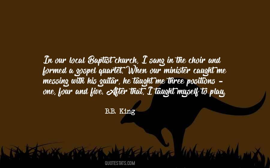 Quotes About B B King #865737