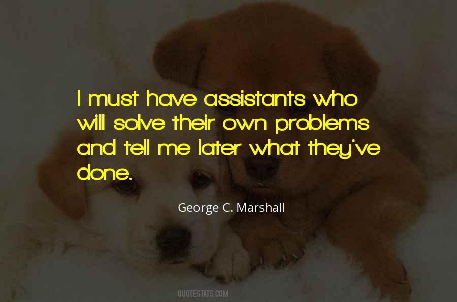 Quotes About George Marshall #566022