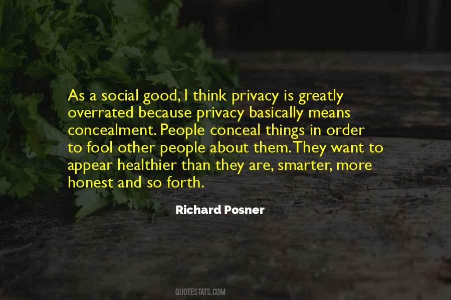 Posner Quotes #1261390
