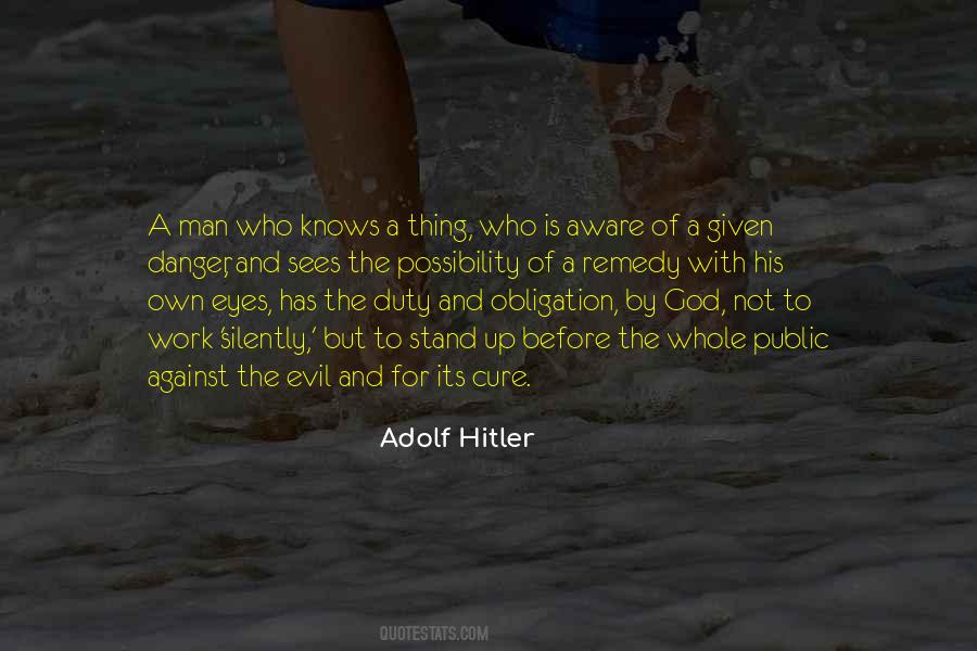 Possibility Of Evil Quotes #225014