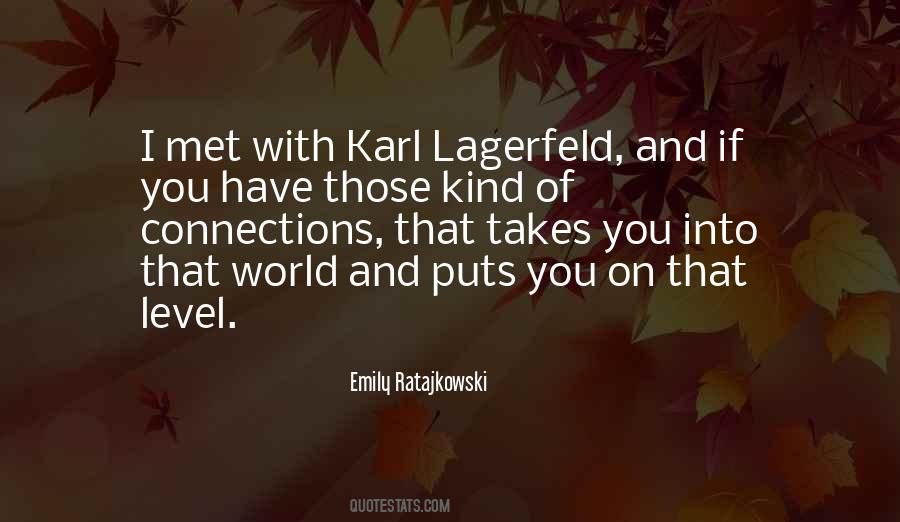 Quotes About Karl Lagerfeld #196402