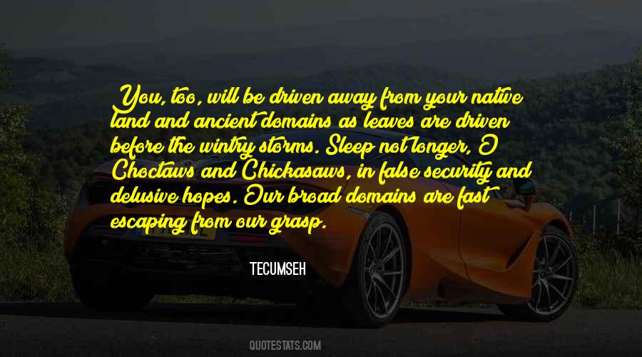 Quotes About Tecumseh #328542